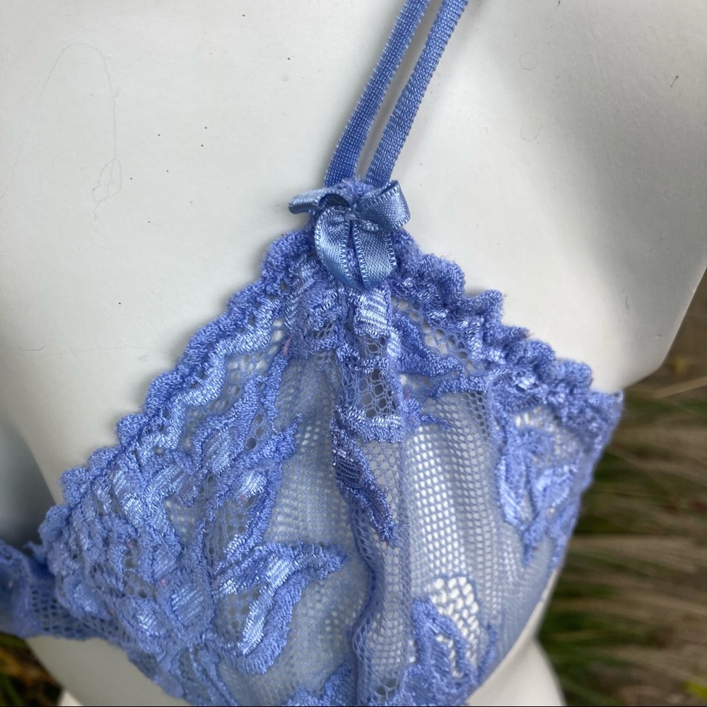 Felina purple lace bra szLG - Picture 2 of 4
